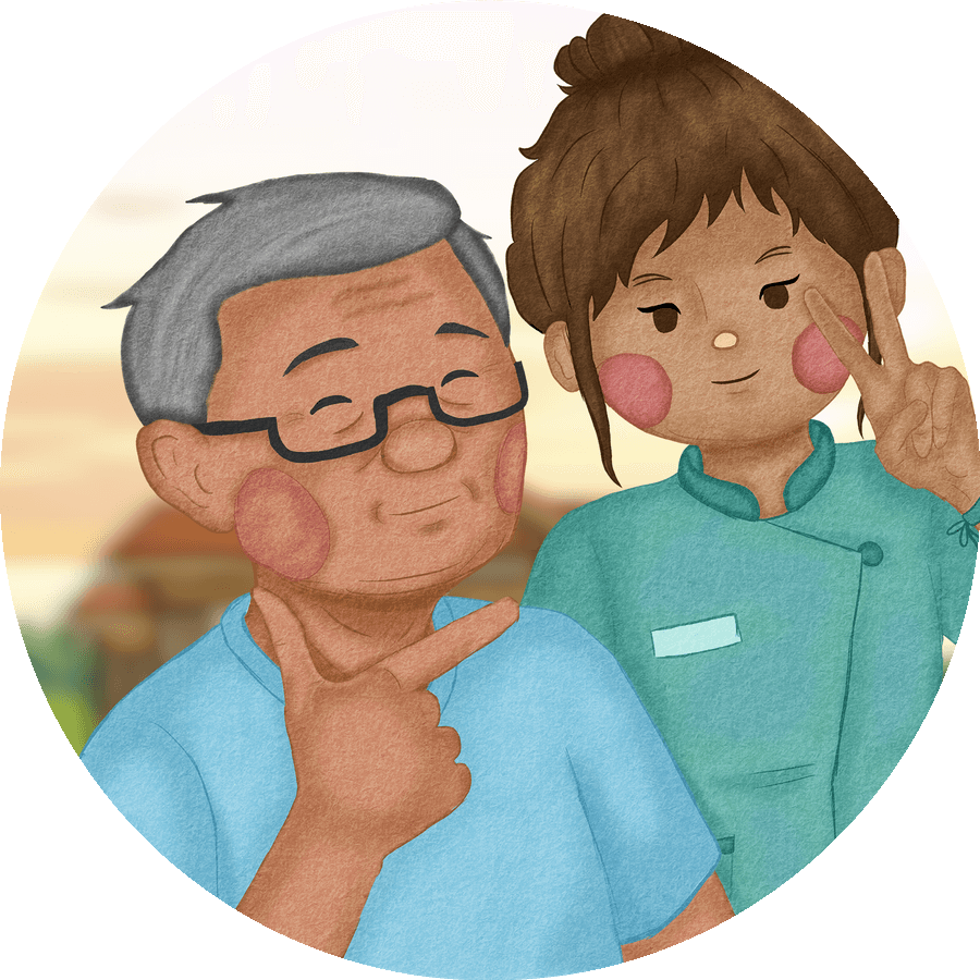 A Life in Rhythm caregiving duo